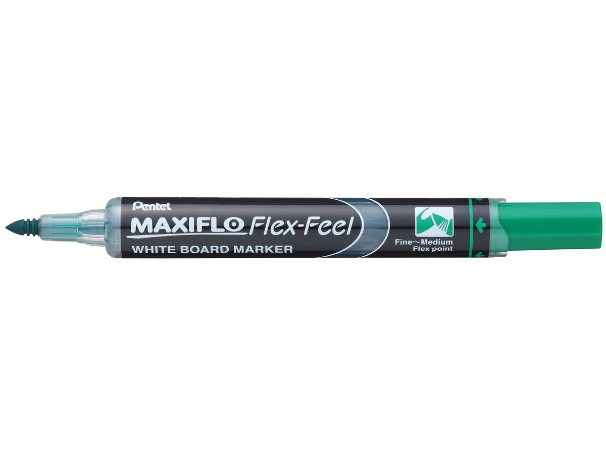 PENTEL Whiteboard Marker Maxiflo MWL5SBF-4 FlexFeel, 4 pezzi (7610924170098)