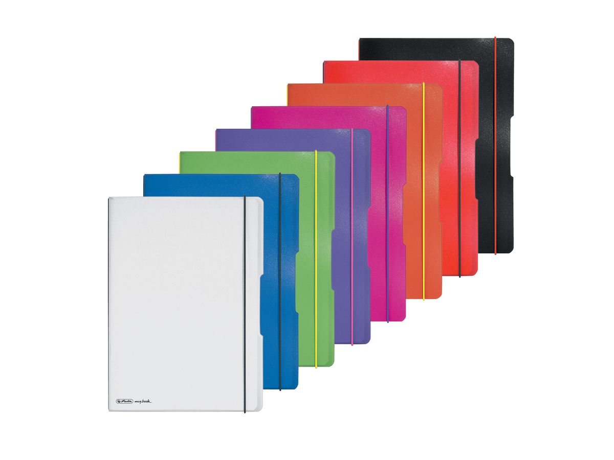 HERLITZ Notizheft My.Book A4 11361425 kariert transparent (4008110491363)