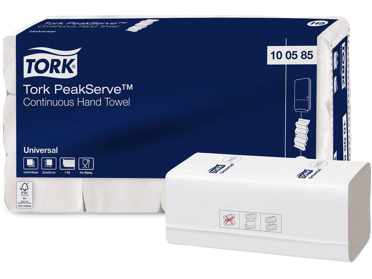TORK Handtücher Endlos H5 100585 PeakServe® 4920 Blatt (7322540885606)