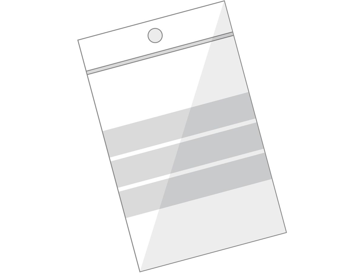 BÜROLINE Sacco fermaglio 40×60mm 422300 trasp. 100 pezzi (7612532044433)