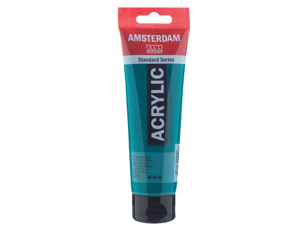 AMSTERDAM Acrylfarbe 120ml 17096752 phthalogrün 675 (8712079211066)