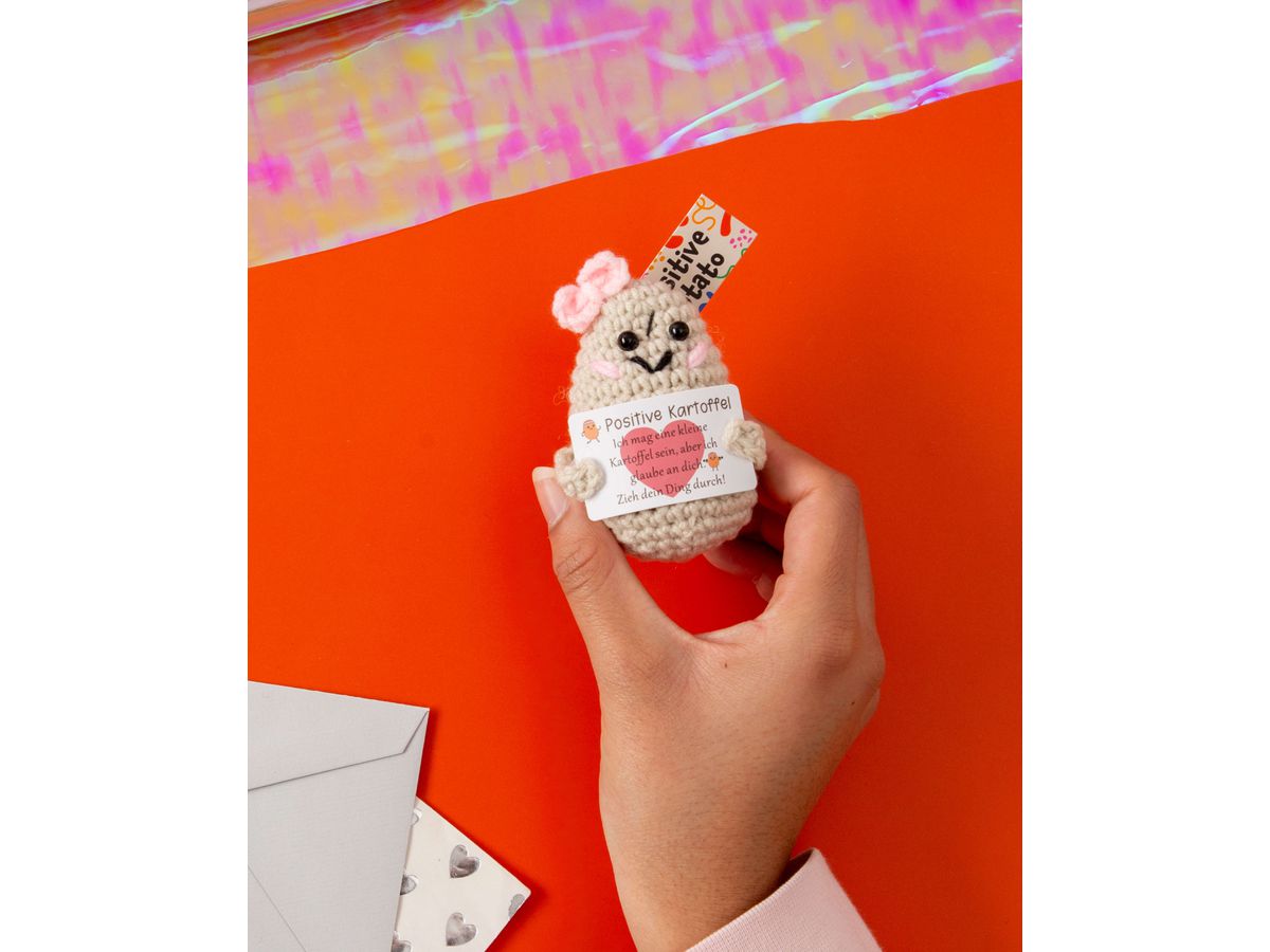 I AM CREATIVE Positive Potato Schlaufe 8cm 212748 beige (7611983252268)