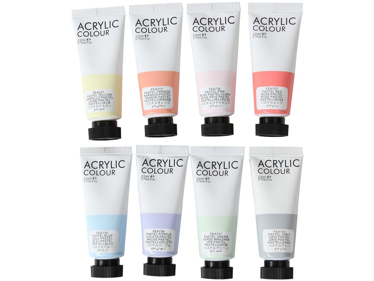 I AM CREATIVE Acryl Set 8x22ml 2001.81 Pastell (7611983217083)