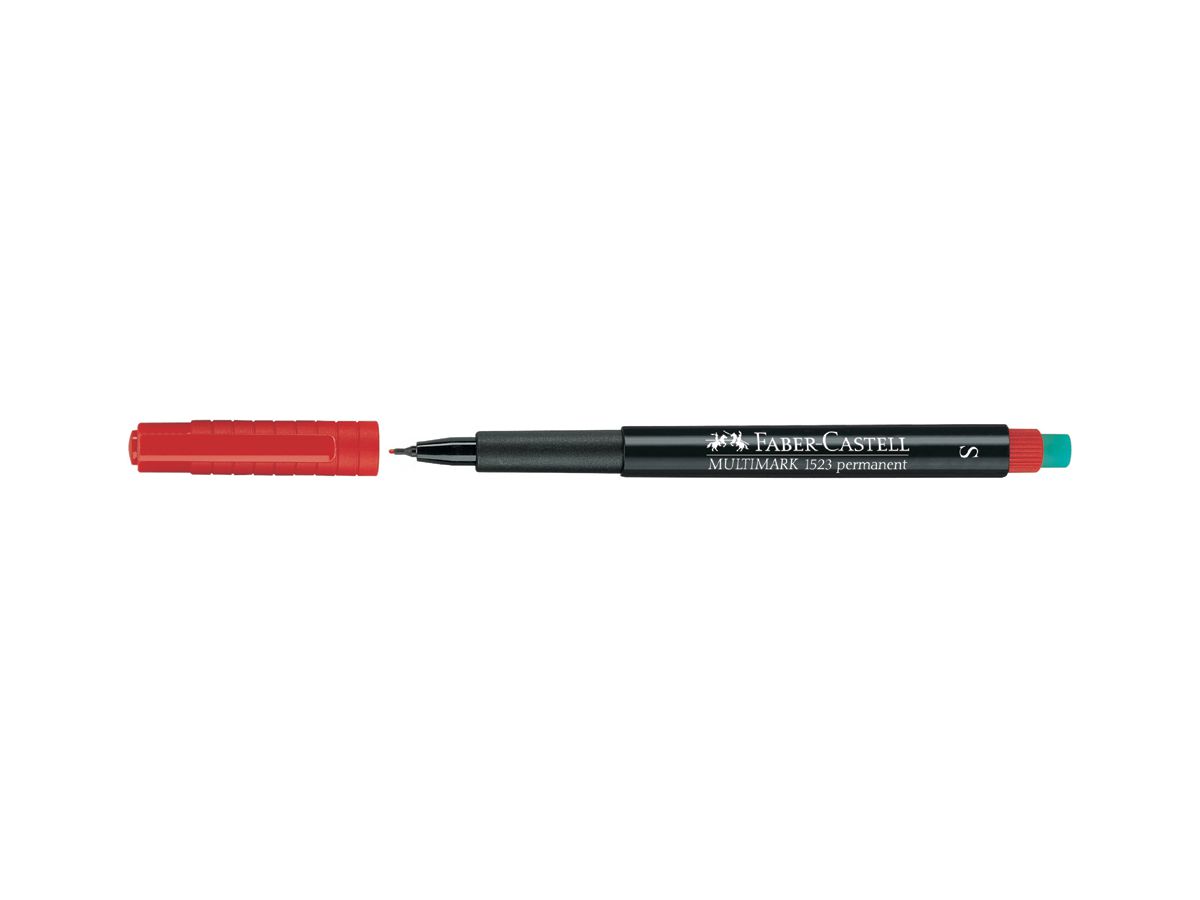 FABER-CASTELL OHP MULTIMARK S 152321 rosso perm. (4005401523215)