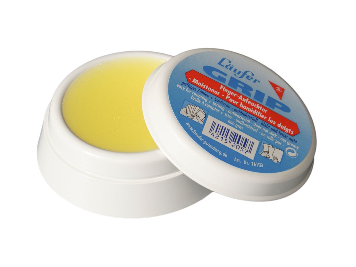 LÄUFER Fingeranfeuchter Grip D70mm 76100 Dose mit 20g ()