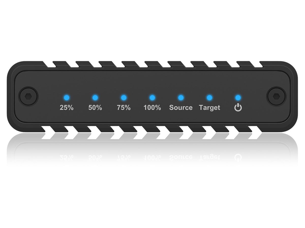 ICY BOX Gehäuse mit Klonfunktion für IB-2817MCL-C31 M.2 NVMe SSDs, USB-C 3.2 G2 (4250078173601)