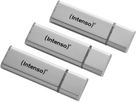 INTENSO USB-Stick Alu Line 3x 16GB 3521473 USB 2.0 silver (4034303028597)