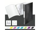 LEITZ Classif. ad annelli WOW PP A4 4258-00-95 nero 25mm (4002432122486)