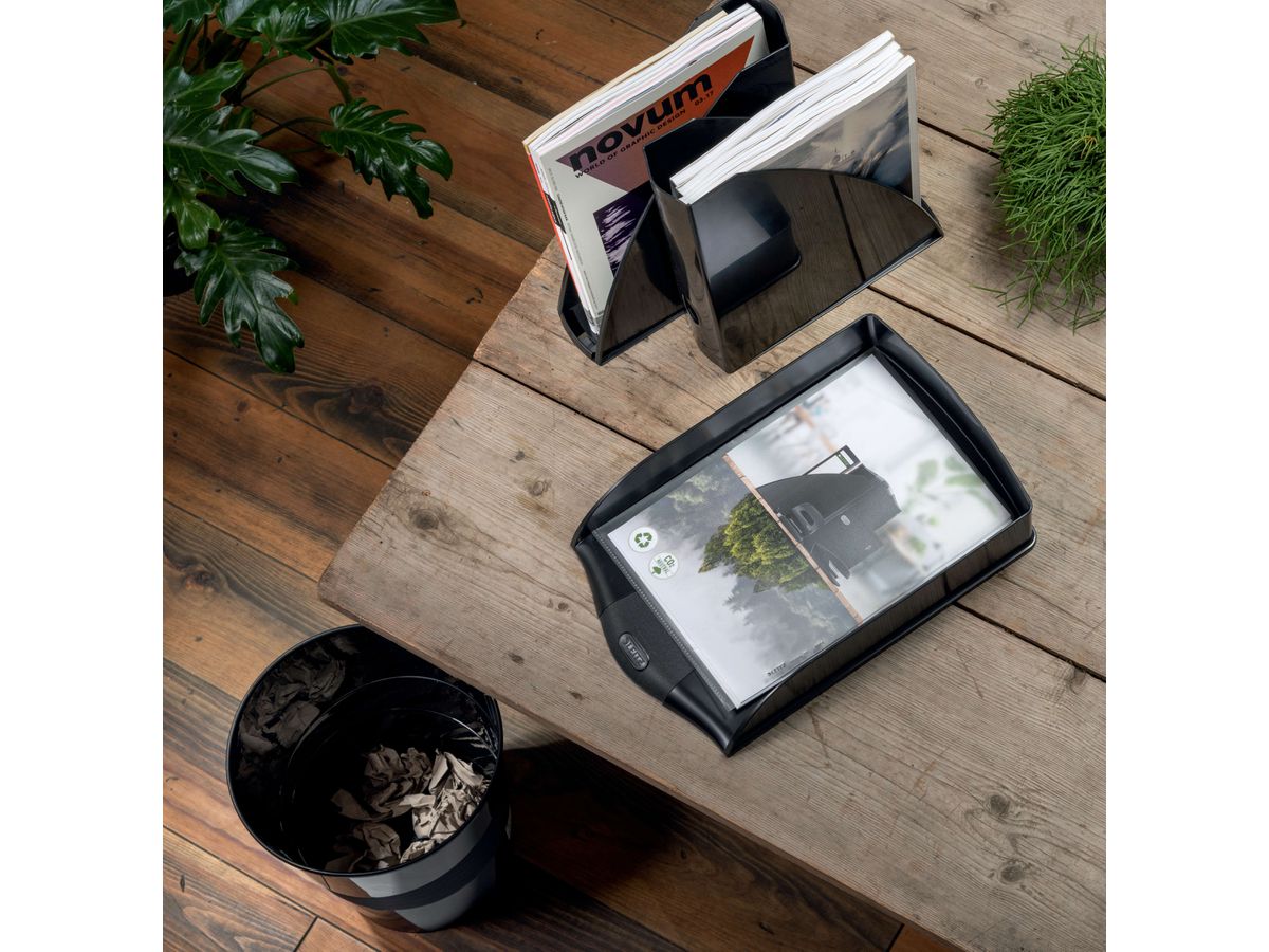 LEITZ Papierkorb Recycle 15Lt 5328-00-95 schwarz, Kunststoff (4002432127474)