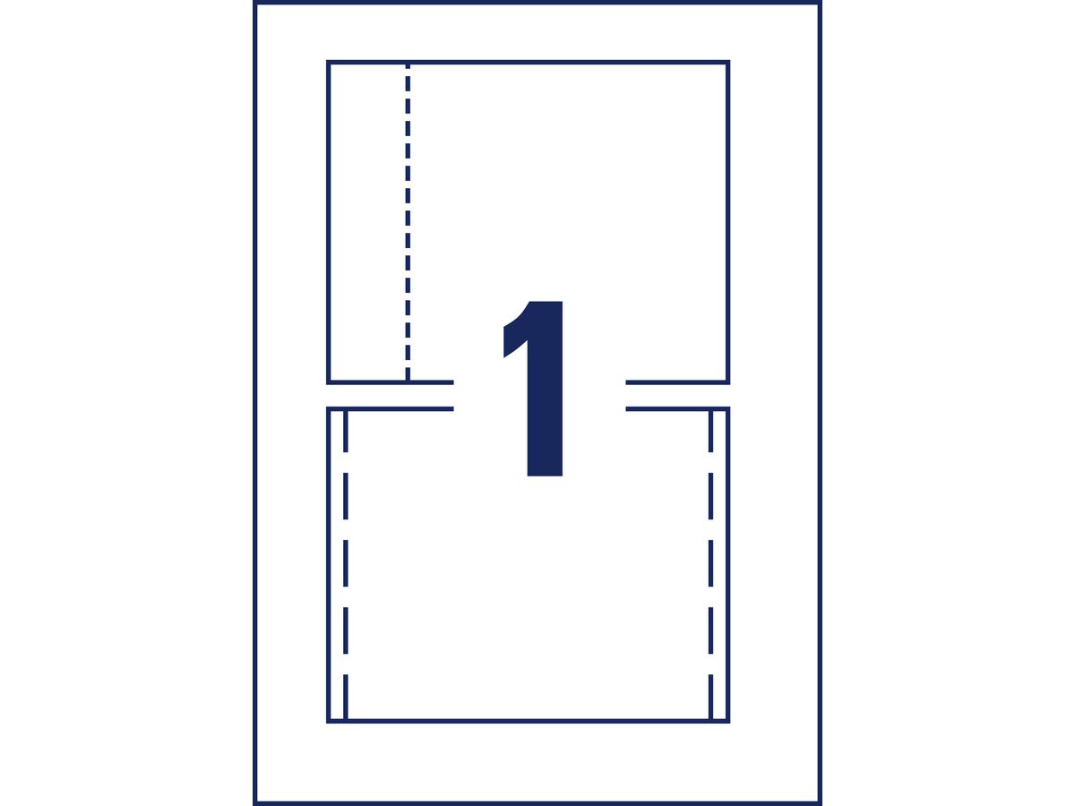 AVERY ZWECKFORM Jacquettes CD 151x118mm C32250-25 A4 25 pcs. (4004182242834)