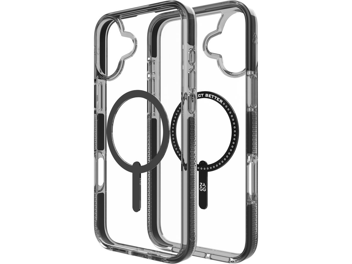 ZAGG Santa Cruz Cases Snap Apple 702315051 iPhone 16 Plus,Black (0840390318879)