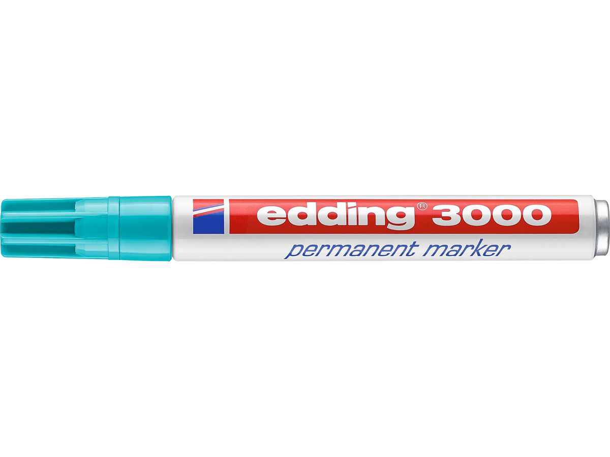 EDDING Permanent Marker 3000 1,5-3mm 3000-14 türkis (4004764008094)