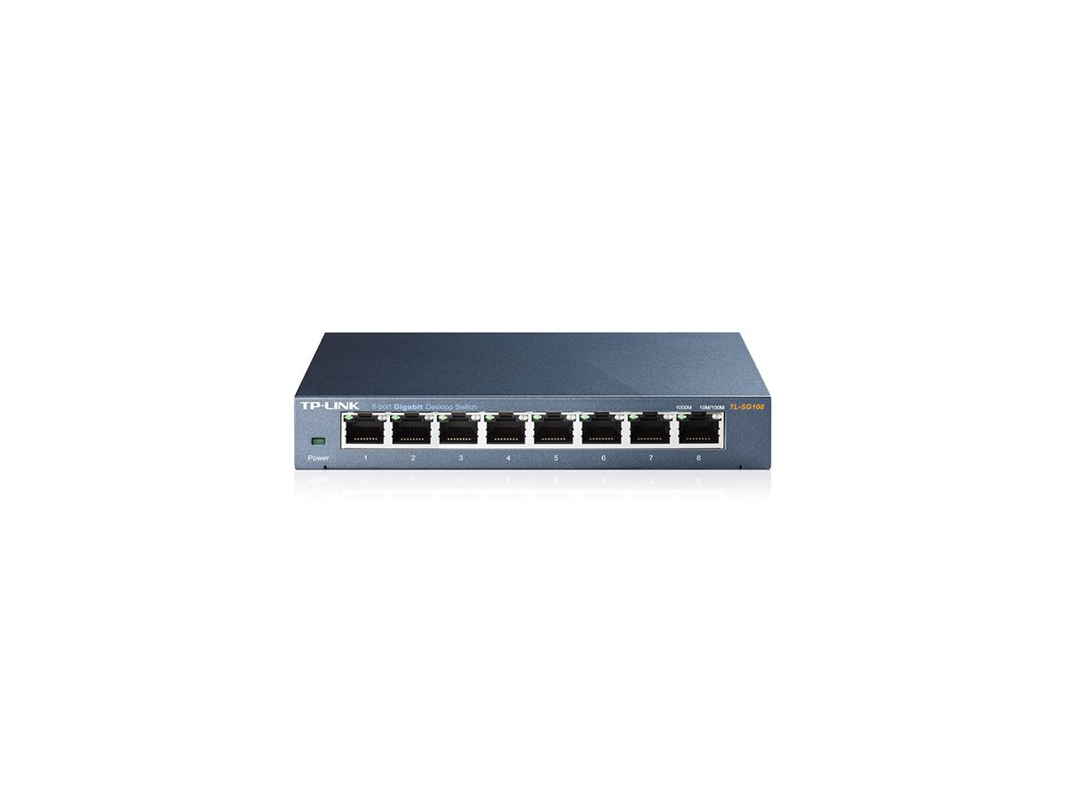 TP-LINK PoE Smart Switch TL-SG108PE 8-Port (6935364094744)