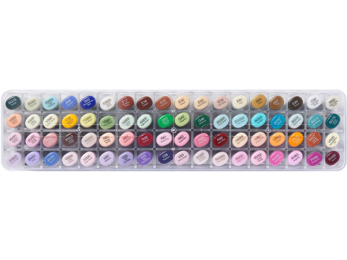 COPIC Marker Sketch 21075159 Set E, 72 Stück (4511338063200)
