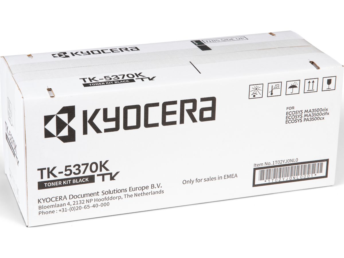 KYOCERA Toner-Modul schwarz TK-5370K Ecosys PA3500cx 7000 Seiten (0632983072585)
