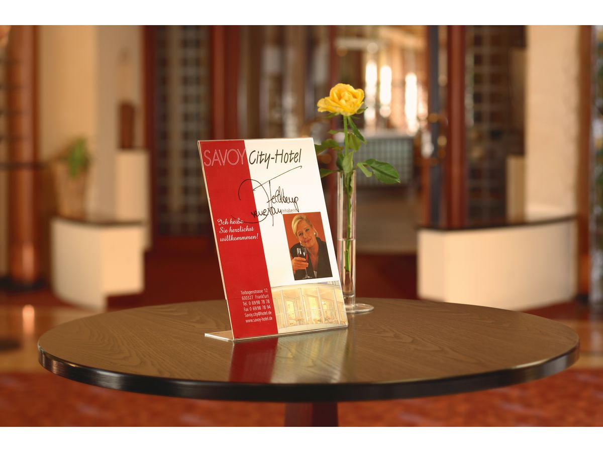 SIGEL Tischsteller A5 TA212 transparent (4004360981791)