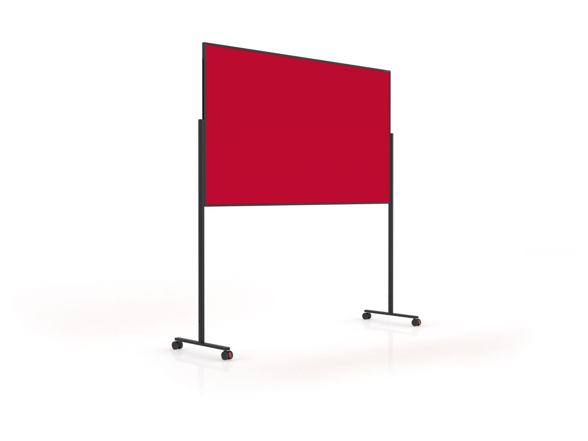 MAGNETOPLAN Design Lavagna Present. VP 1181206 rosso, feltro 1000x1800mm (4013695064185)