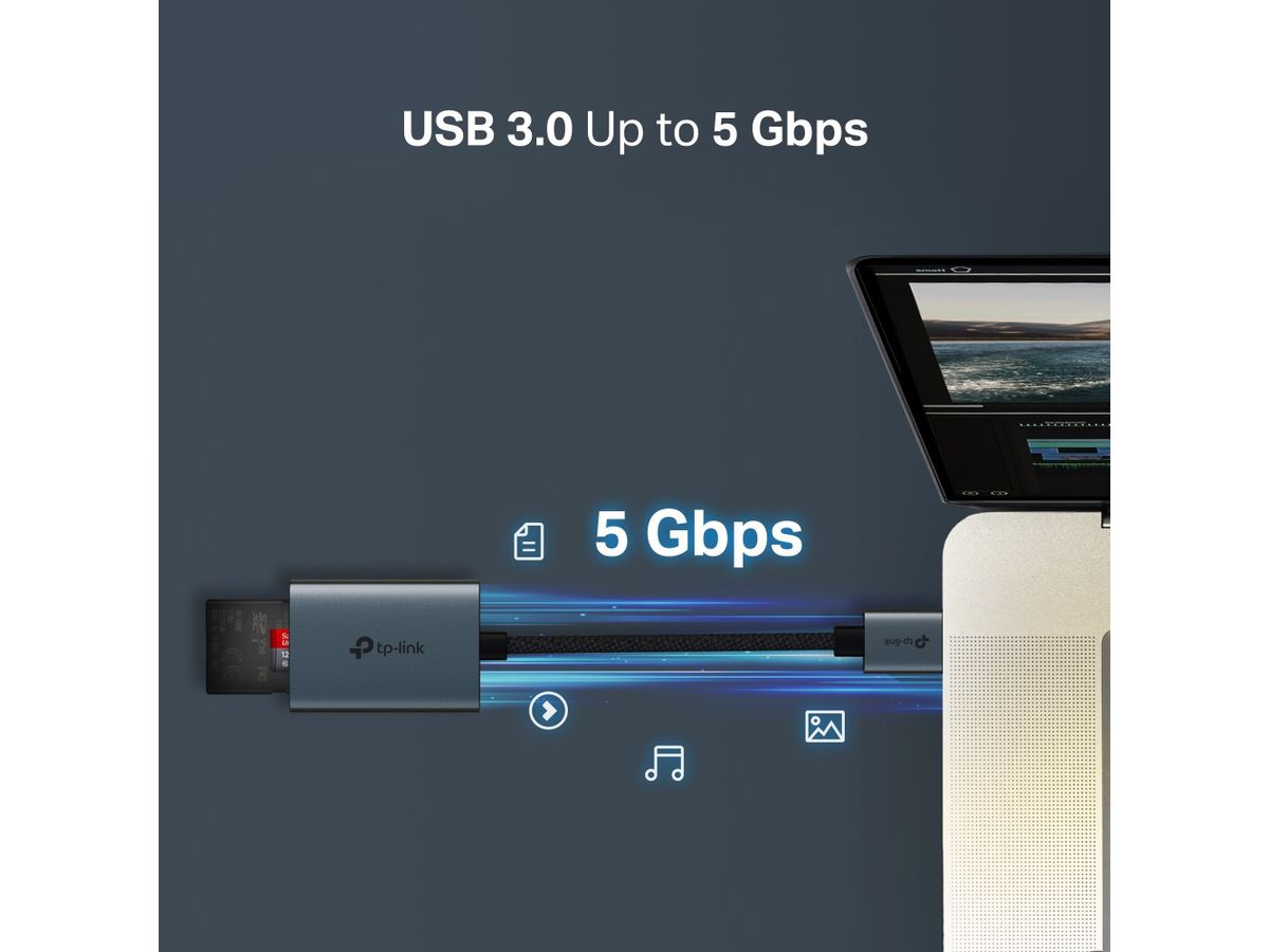 TP-LINK USB-A to SD/TF 3.0 Adapter UA430 (1210002602259)