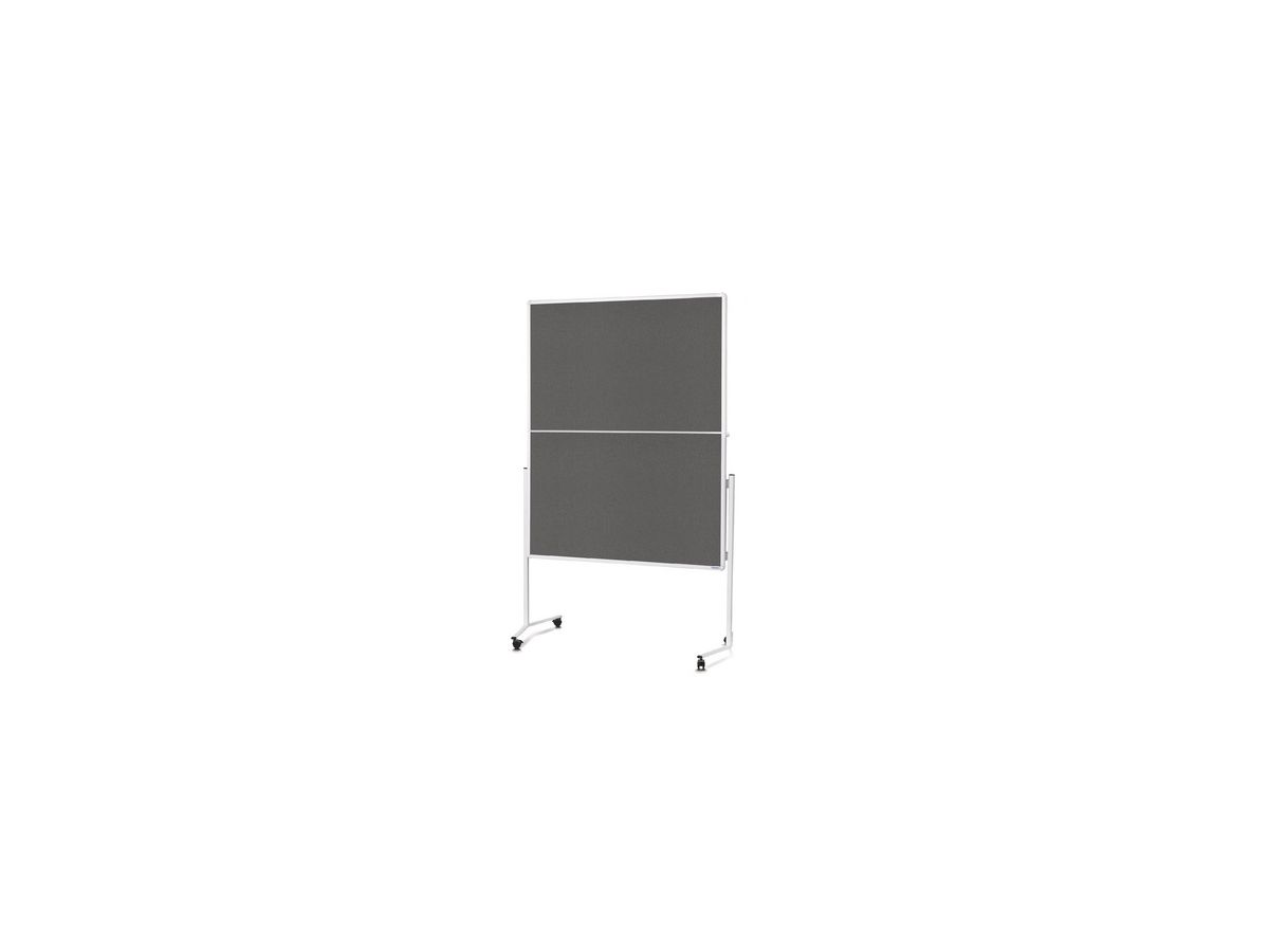 MAGNETOPLAN Moderatorentafel Filz grau 2111301 klappbar 1200x1500mm (4013695033204)