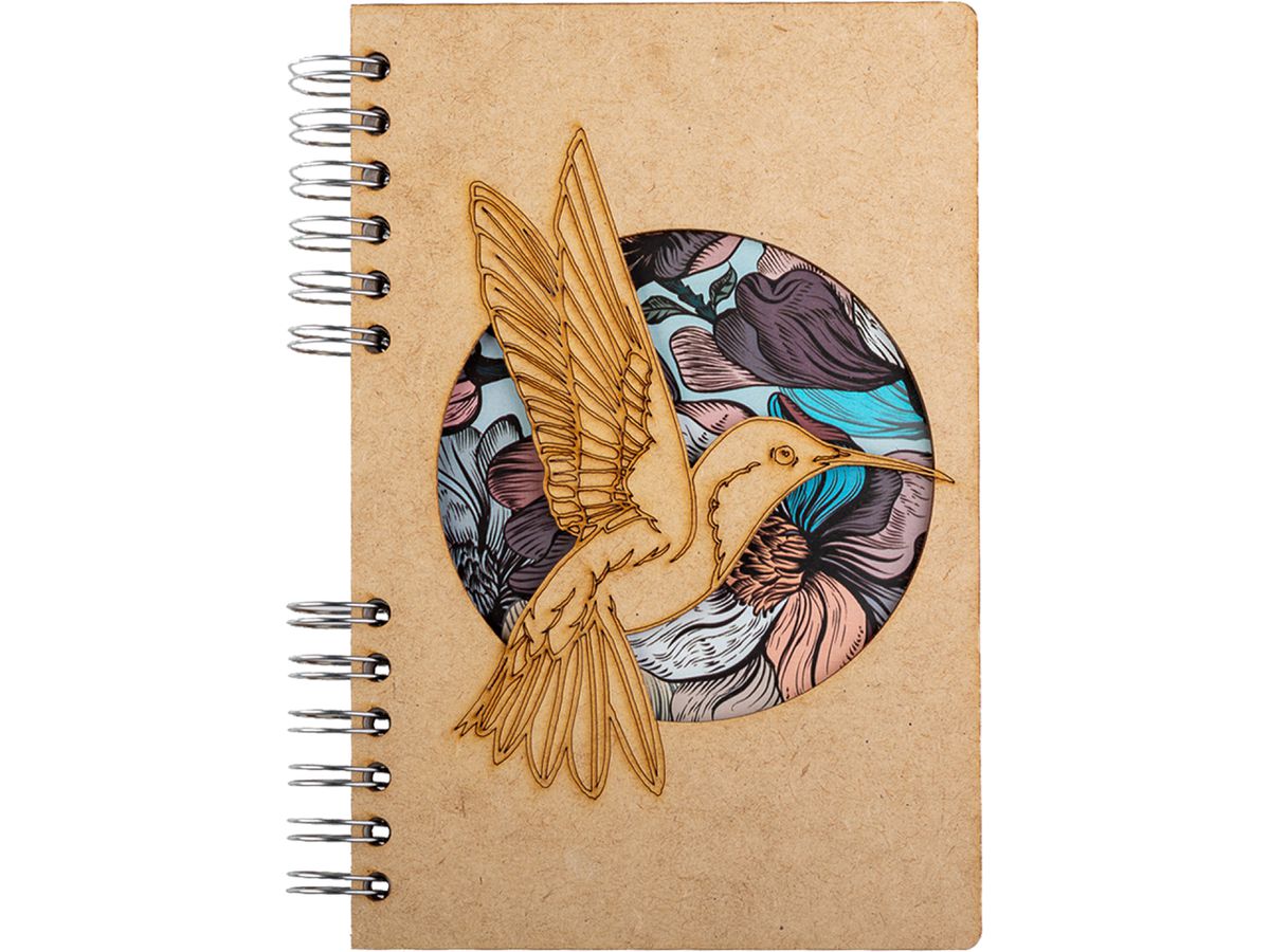 KOMONI Notizbuch Hummingbird A5 KOLIB5B blanko 90 Blatt (8720634482462)