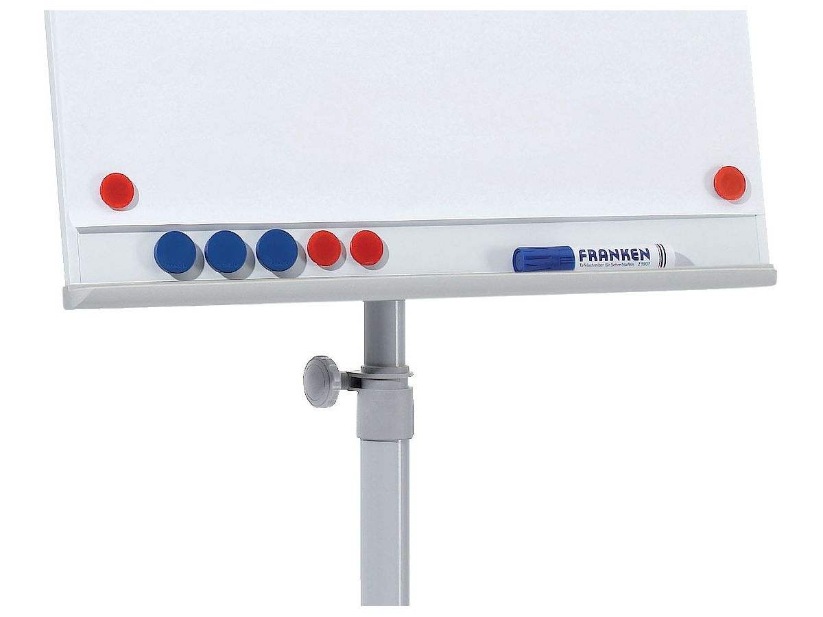 FRANKEN Flipchart X-tra!Line 68x105cm EL-FC31 hellgrau mobil (4016946199414)