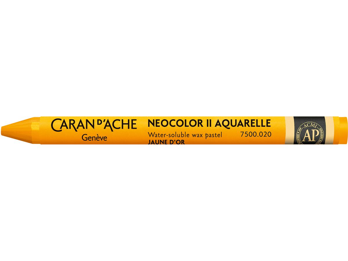 CARAN D'ACHE Crayons de cire Neocolor II 7500.020 jaune d'or (7610186271656)