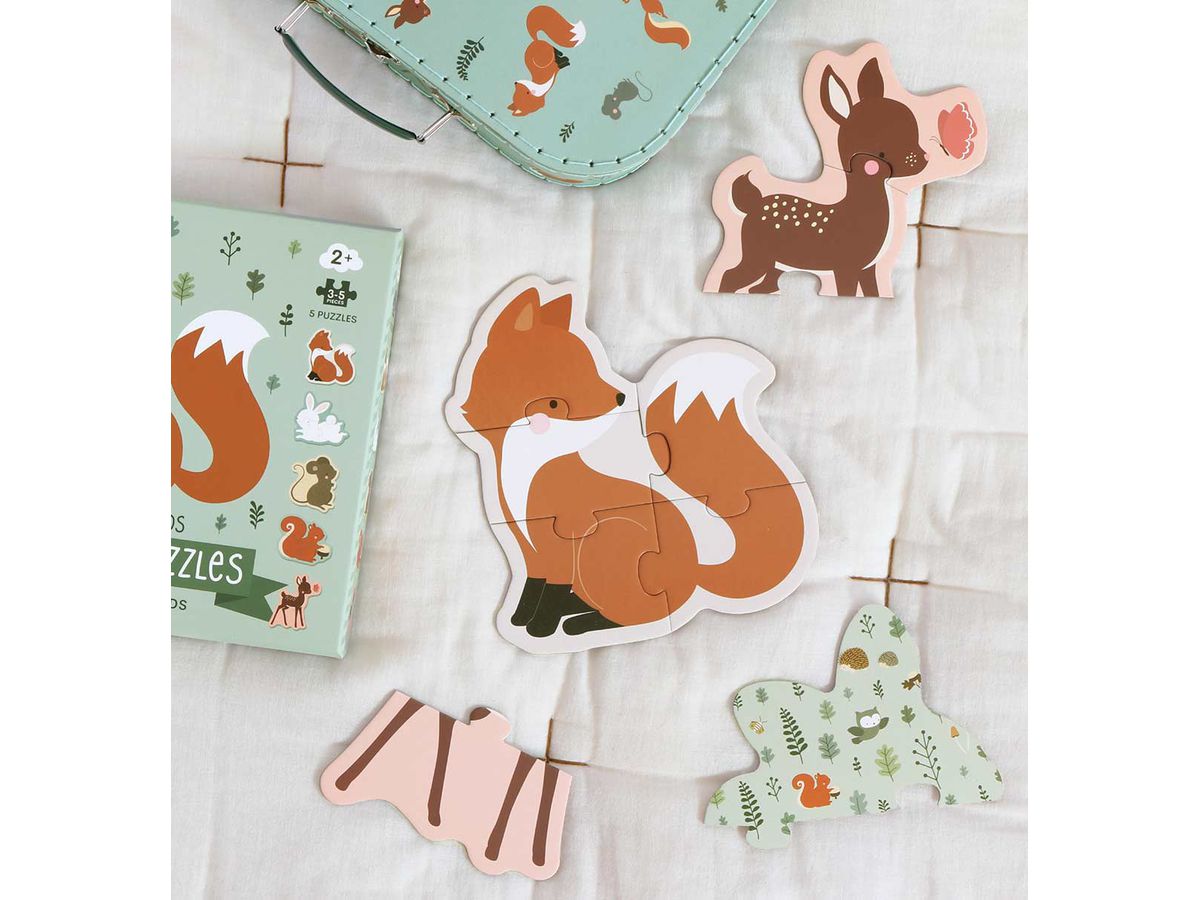 ALLC Puzzle PGPUFF05 Forest friends 5-teilig (8719715002248)