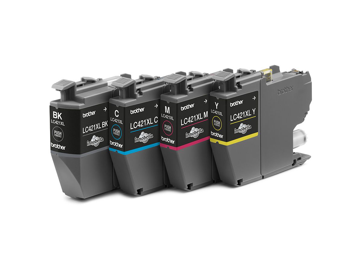BROTHER Valuepack Tinte CMYBK LC-421XLVAL DCP-J1050 500 Seiten (4977766813594)