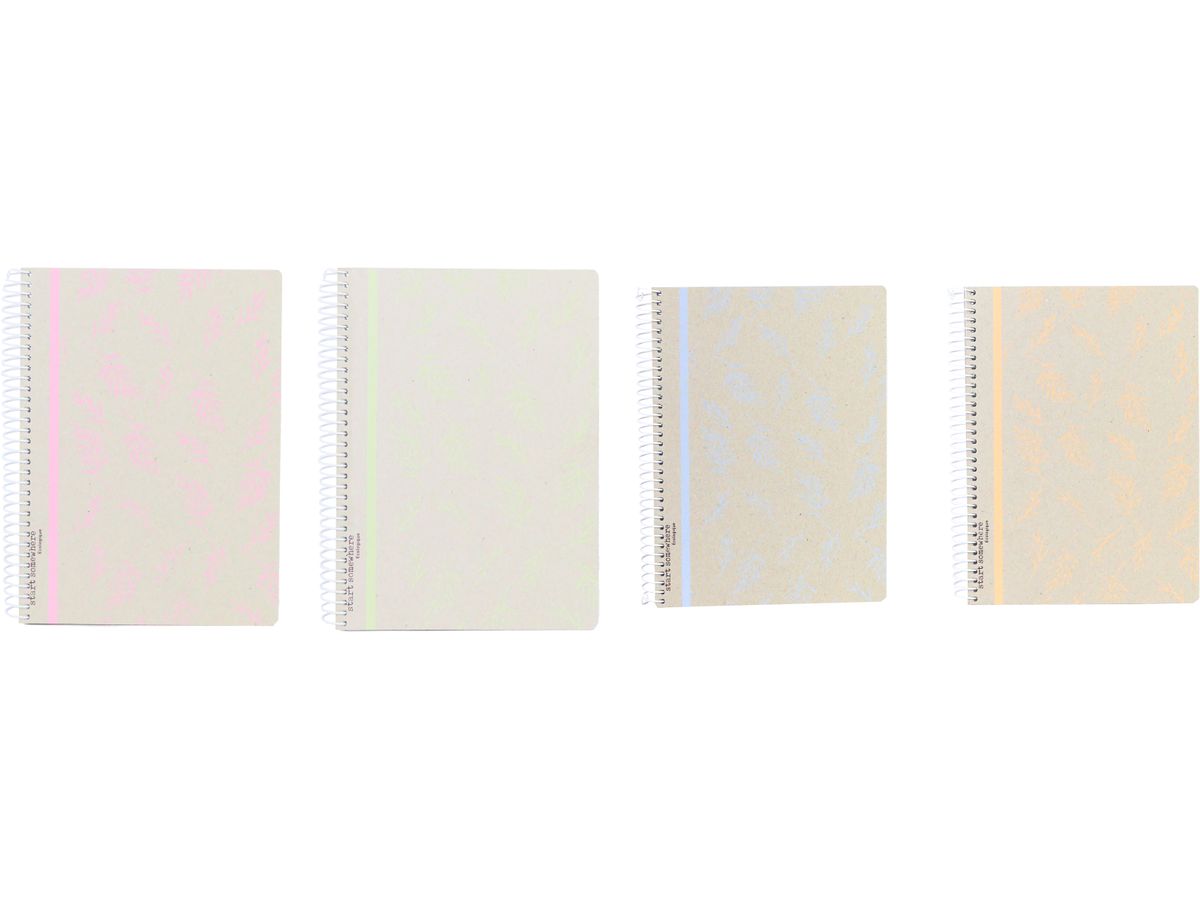 ANCOR Spiralbuch Ecocover A4 116083 ECOLOGIQUE,90g,liniert 80 Bl. (5604730116083)