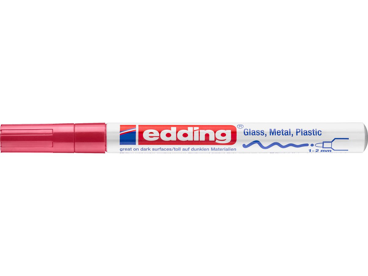 EDDING Paintmarker 751 CREA 1-2mm 751-2 CREA rosso (4004764953394)