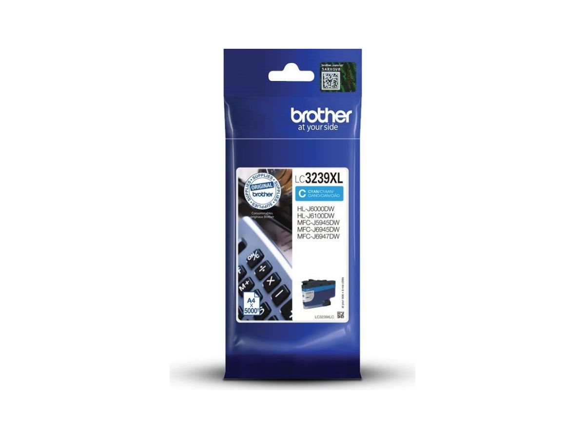 BROTHER Cart. d'inchiostro HY cyan LC-3239XLC MFC-J5945DW 5000 pagine (4977766787895)