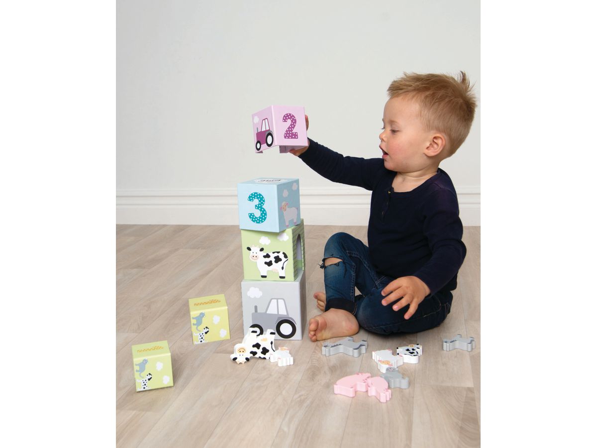 JABADABADO Stacking cubes C2504 animal (7332599025045)