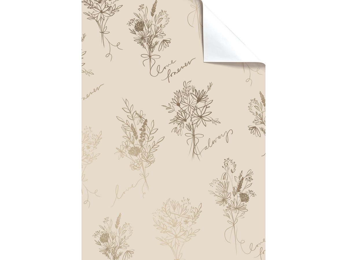 STEWO Geschenkpapier Kaleo 2514520551 beige hell 70x100cm (7630050884638)