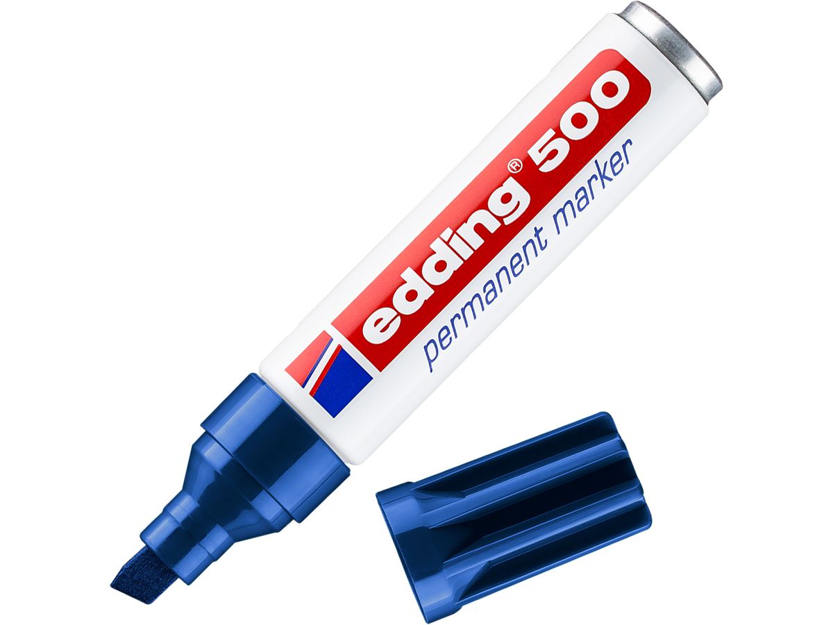 EDDING Marqueur permanent 500 2-7mm 500-3 bleu (4004764329649)