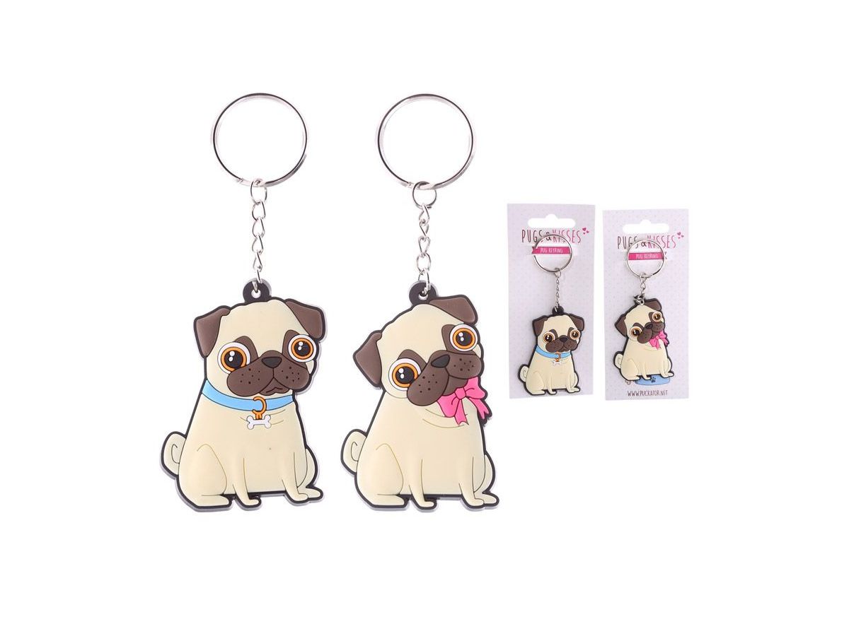 ROOST Schlüsselanhänger Mops Key48 (5055071713422)