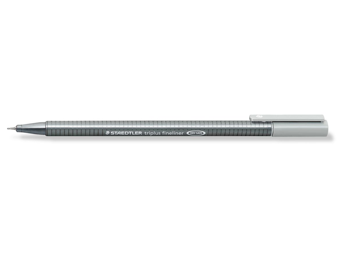 STAEDTLER Triplus Fineliner 0,3mm 334-82 silbergrau (4007817334386)