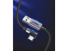 UGREEN USB-A to USB-C Cable 2m 50942 Right Angle, Space Gray (6957303859429)