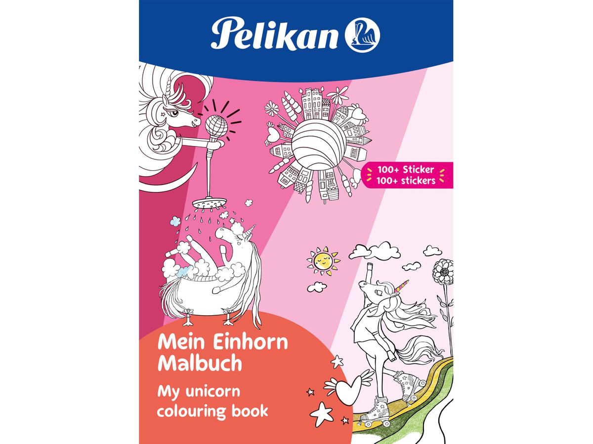 PELIKAN livre coloriage avec stickers 101530 A4 100g/m2 (4012700101532)
