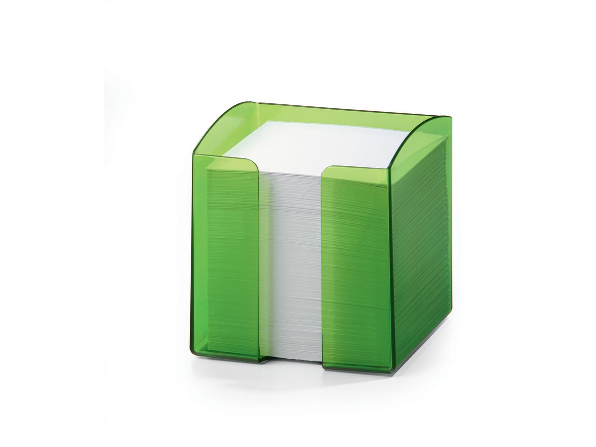 DURABLE Zettelbox Trend 10x10cm 1701682017 grün-transp. (4005546106090)