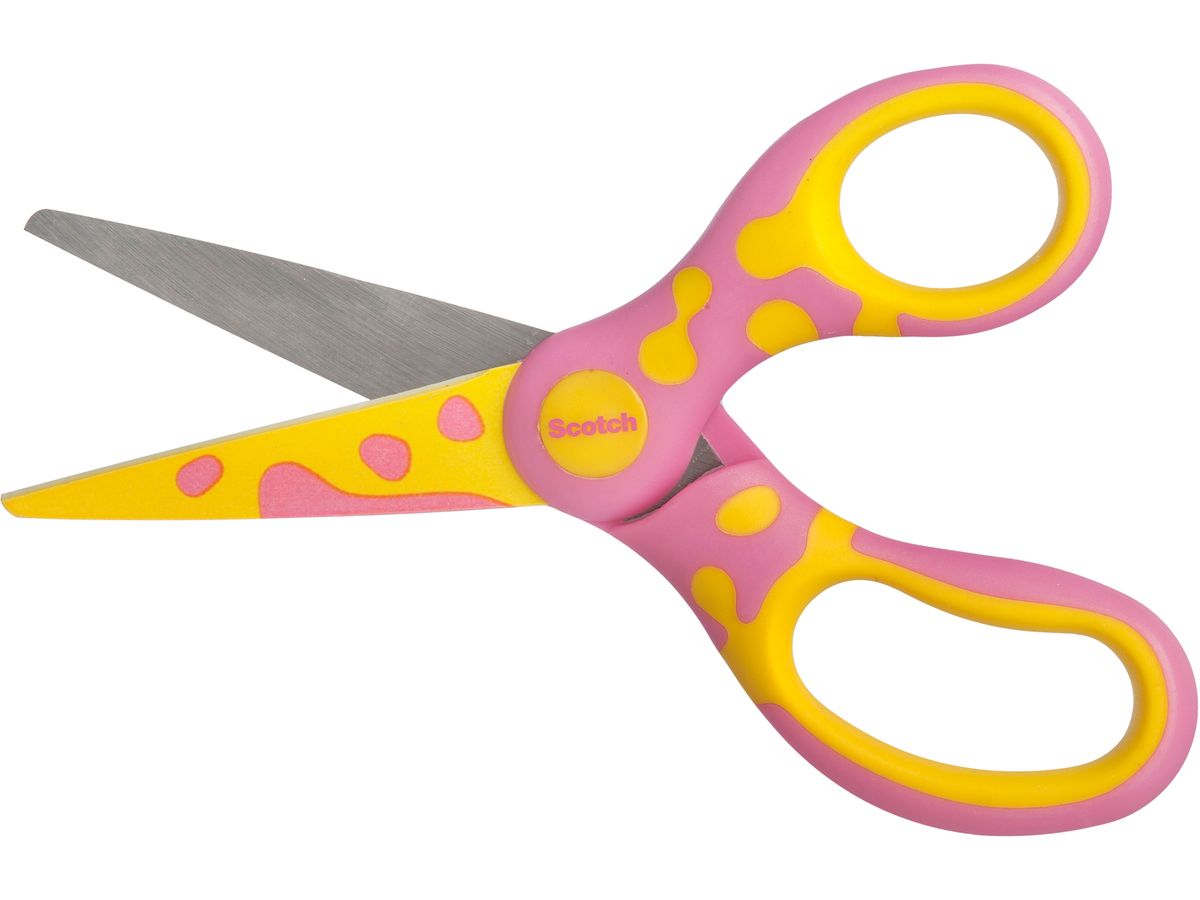 SCOTCH Ciseaux Deco Kids 13cm 1641 6 couleur (4046719374113)