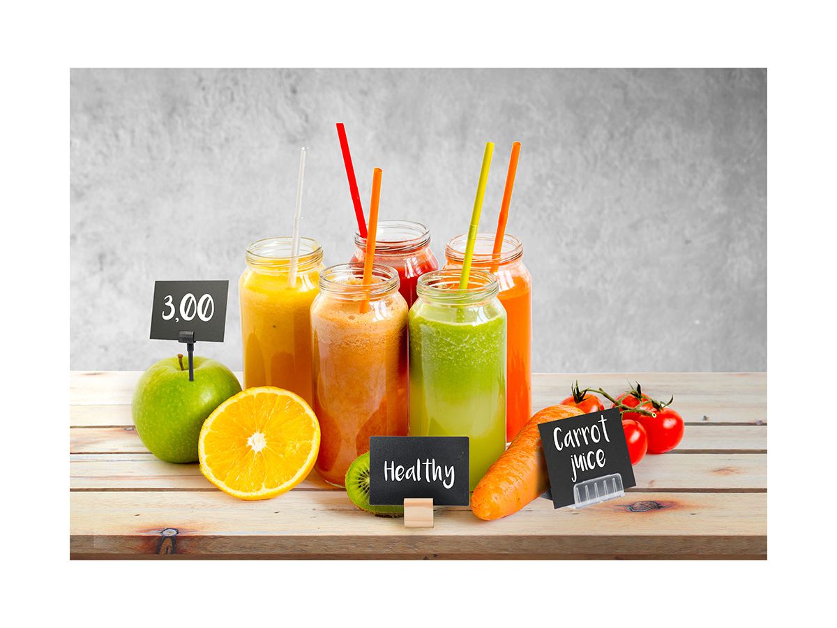 SECURIT Aufsteller Wood A7 TAG-HLD-TE teak 74x105mmm (8719075283240)