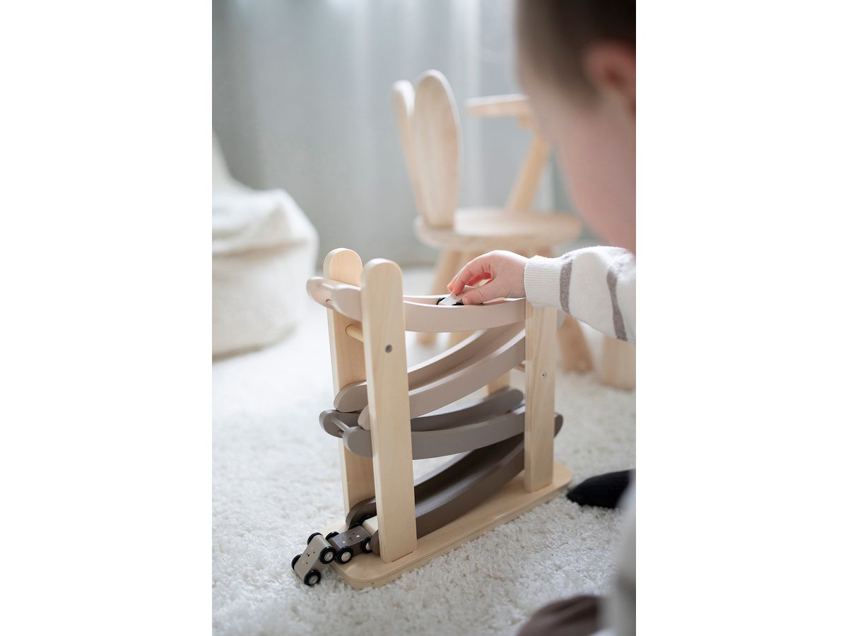 JABADABADO Auto Rennbahn 29x10x24cm W7246 4 Autos, Nature Line (7332599072469)