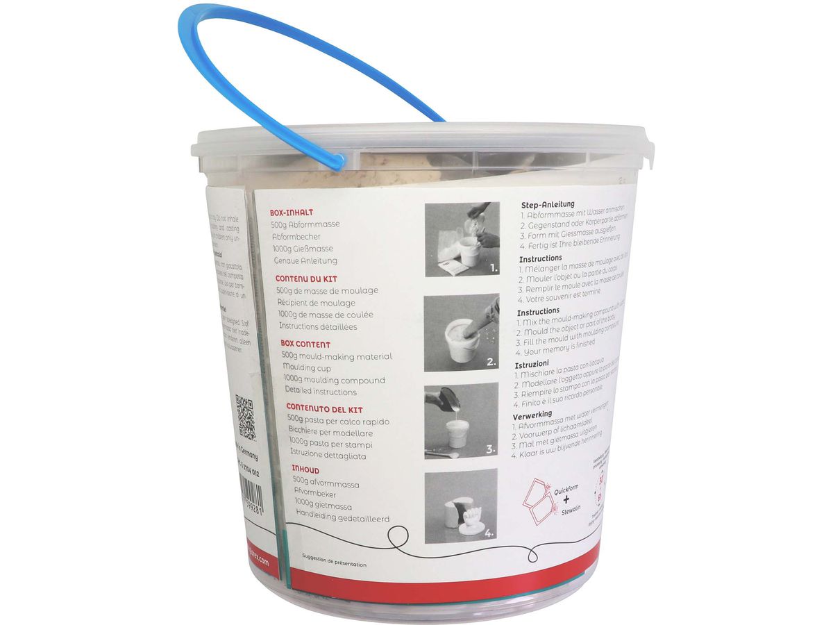 GLOREX DIY Handabformset 62704012 für 2 Hände (7610877599281)