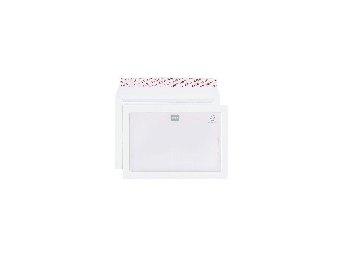 ELCO Enveloppe Premium a/fenêtre C5 32590 100g, blanc 500 pcs. (7610425860412)