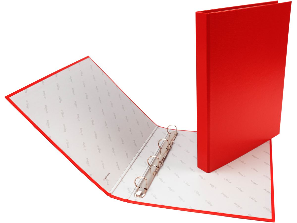 BIELLA Cartella an. Ringo-Plast 3cm 43444245U rosso 4 anelli A4+ (7611365359967)