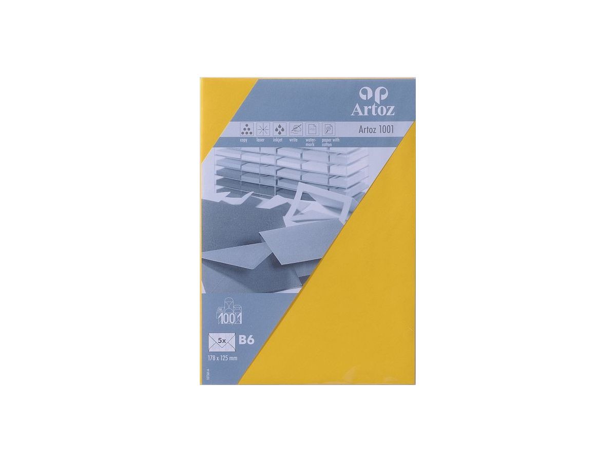 ARTOZ Couverts 1001 B6 107364182 100g, sonnengelb 5 Stück (7612450249200)