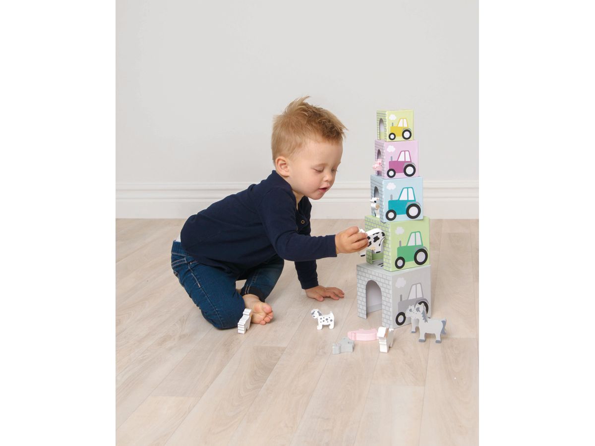 JABADABADO Stacking cubes C2504 animal (7332599025045)