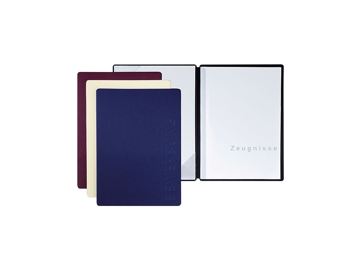 PAGNA Bewerbungsmappe Stream A4 44122-02 blau (4013951000780)