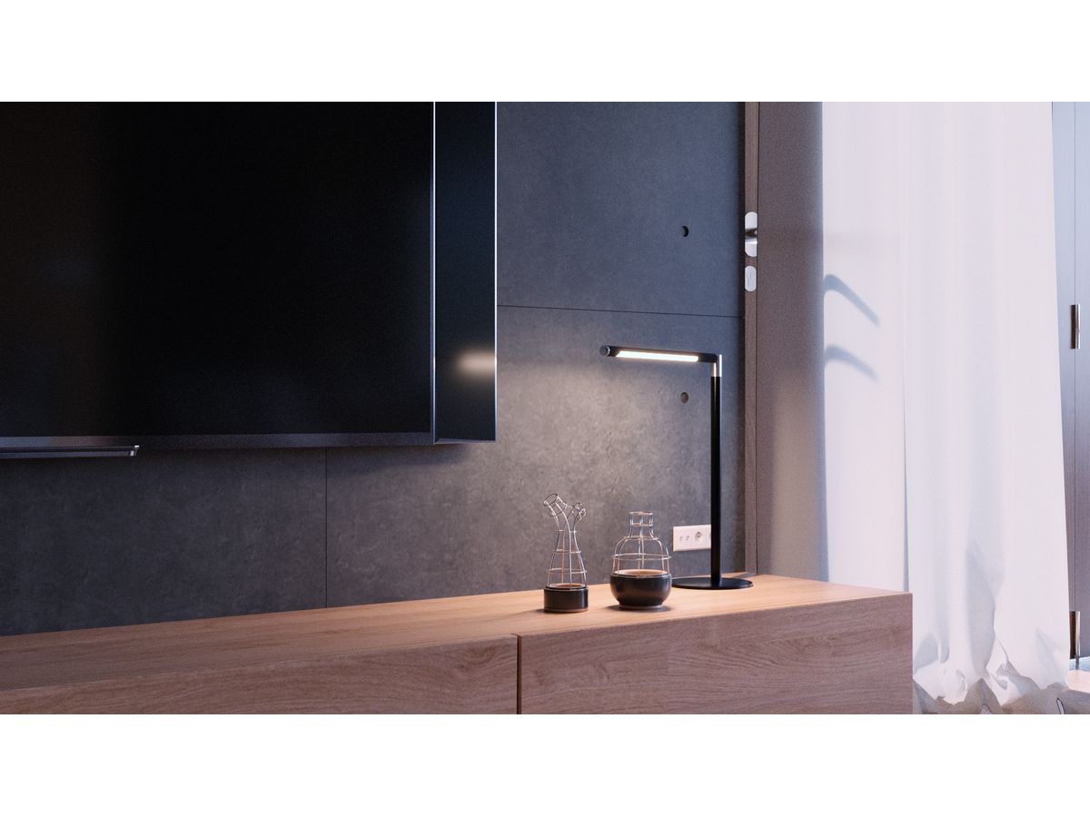 HANSA Lampada da tavolo Aura 41-5011.005 nero (7612176092272)