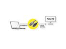 ROLINE DisplayPort-HDMI Kabel 11.04.5780 Black, ST/ST, 1080p 1m (7611990133475)